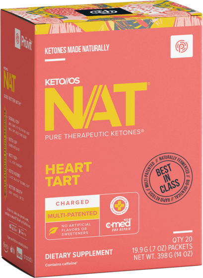 KETO//OS NAT Heart Tart box